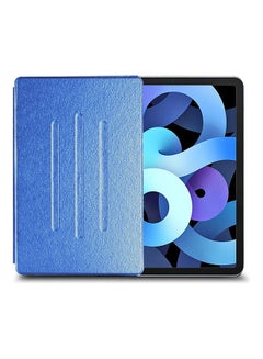 Buy Folio Flip Trifold Stand Case Cover For Apple iPad Air 4 2020 Blue in Saudi Arabia