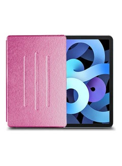 Buy Folio Flip Trifold Stand Case Cover For Apple iPad Air 4 2020 Pink in Saudi Arabia