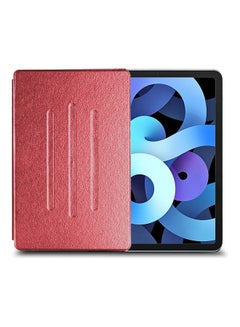 Buy Folio Flip Trifold Stand Case Cover For Apple iPad Air 4 2020 Red in Saudi Arabia