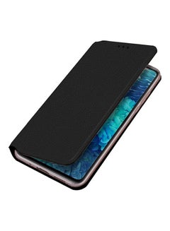 Buy Flip Folio Wallet Case Cover For Samsung Galaxy S20 Plus 5G Black in Saudi Arabia