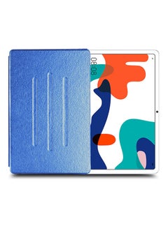 Buy Folio Flip Trifold Stand Case Cover For Huawei MatePad Lite 10.4 Blue in Saudi Arabia