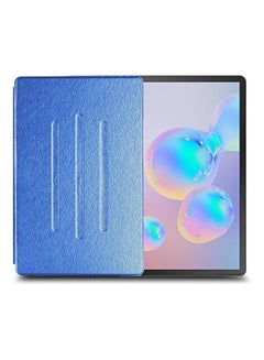 Buy Folio Flip Trifold Stand Case Cover For Samsung Galaxy Tab S6 Blue in Saudi Arabia