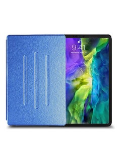 Buy Folio Flip Trifold Stand Case Cover For Apple iPad Pro 11 - 2020 Blue in Saudi Arabia