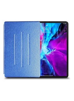 Buy Folio Flip Trifold Stand Case Cover For Apple iPad Pro 12.9 - 2020 Blue in Saudi Arabia