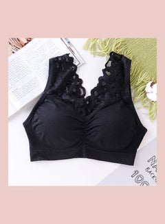 Buy Womens Seamless Back Beautify Bra Black in Saudi Arabia