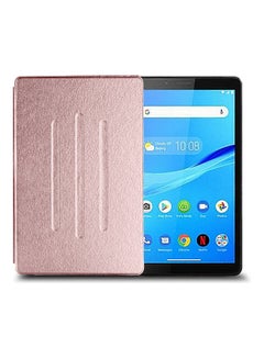 Buy Folio Flip Trifold Stand Case Cover For Lenovo Tab M7 Rose Gold in Saudi Arabia