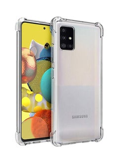 Buy Protective Bumper Back Cover For Samsung Galaxy A51 5G Clear in Saudi Arabia