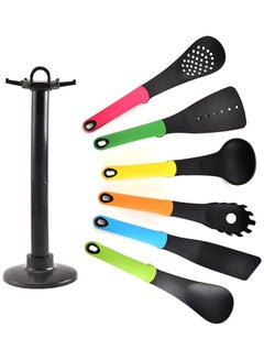 Buy 6-Piece Kitchen Spatula And Spoon Set Multicolor 815grams in Saudi Arabia