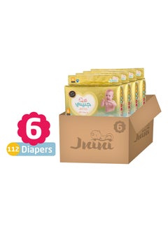 Buy Baby Diapers, Size 6, 22kg+, Jumbo Pack, 112 Count in Saudi Arabia