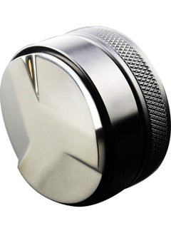 Buy Stainless Steel Coffee Pressed Powder Tamper Black/Silver in UAE