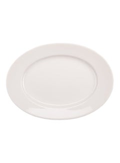 Buy Porcelain Plate White 36cm in Saudi Arabia