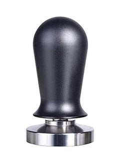 Buy 51mm Coffee Tamper with Spring Loaded Handle Silver/Black in UAE