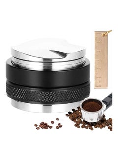 Buy 51mm Non-slip Coffee Tamper Silver/Black in Saudi Arabia