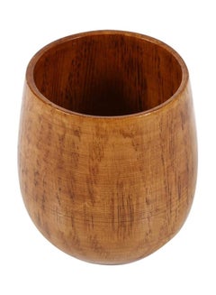 Buy Wooden Tea Cup Brown in Saudi Arabia