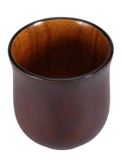 Buy Wooden Coffee Cup Brown in UAE