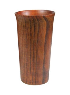 Buy Unbreakable Natural Wooden Tea Cup Brown in UAE