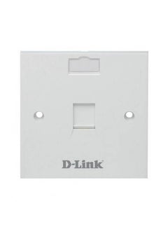 Buy Single Face Plate Ethernet Cable White in UAE