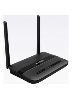 Buy Wireless N 300 ADSL2+ 4-Port Router DSL-124 Black in UAE