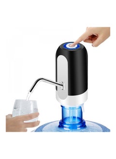 Buy Electric Water Pump Dispenser Black/White 7.4x13.4cm in Saudi Arabia