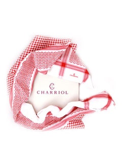 Buy Versatile Head Neck Shemagh Red/White in UAE