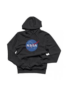 Buy Nasa Logo Detail Hoodie Black in UAE