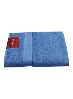 Buy Viscose Border Bath Sheet Blue 80x160cm in Egypt