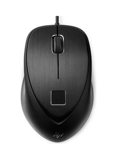 اشتري Fingerprint Laser Technology Wired Mouse Black في السعودية