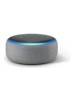 Buy Echodot Smart Speaker With Alexa 3rd Gen Grey in UAE