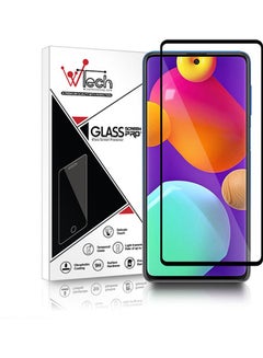 Buy Tempered Glass Screen Protector For Samsung Galaxy M62 Black/Clear in UAE