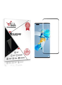 Buy Tempered Glass Screen Protector For Huawei Mate 40 Pro/Mate 40 Pro+ Clear/Black in Saudi Arabia