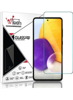 Buy Tempered Glass Screen Protector For Samsung Galaxy A72 Clear in Saudi Arabia