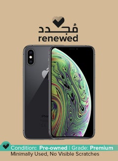 Buy Renewed  iPhone XS With Facetime Space Grey 256GB 4G LTE in UAE