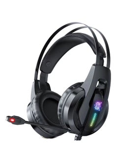 Buy K16 Professional Wired Gaming Headset With Mic For PS4/PS5/XOne/XSeries/NSwitch/PC black in Saudi Arabia