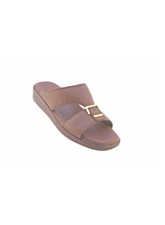 Buy Stylish Slip-On Casual Sandals Brown in UAE