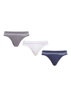 Buy 3-Piece Of Cotton Briefs Multicolour in UAE