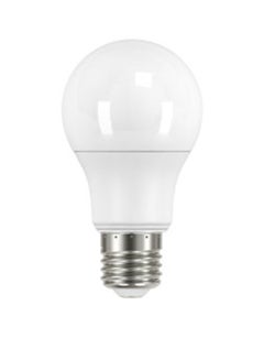 Buy LED Value Classic A Frosted Lamp Screw Base 10.5 W White/Silver in UAE