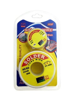 Buy Solder Core Wire With Rosin Flux Silver in UAE