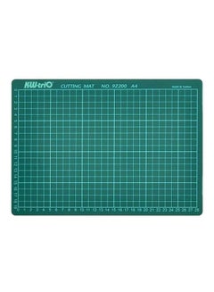 Buy Double Sided Self-Healing A4 Cutting Mat Green in Saudi Arabia