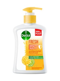 Buy Fresh Handwash Liquid Soap Pump Citrus And Orange Blossom Fragrance 200ml in Saudi Arabia