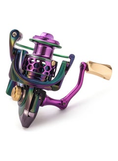 Buy Fishing Spinning Reel With Interchangeable Metal Tackle Bait Casting 12.90x8.60x12.90cm in Saudi Arabia