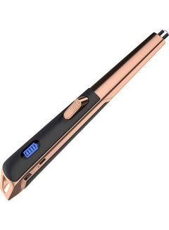 Buy USB Rechargeable Electric Lighter Rose Gold/Black in UAE