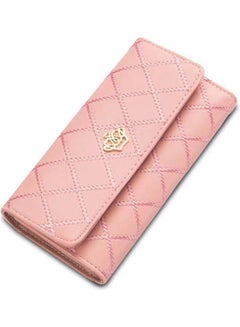 Buy Sleek Lightweight Casual Wallet Pink in UAE