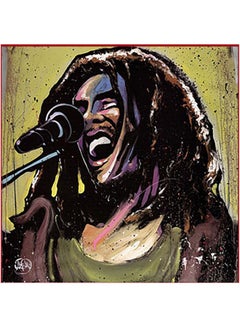 Buy Bob Marley Wall Art Multicolour 23x23cm in Egypt