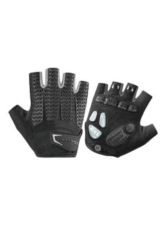 Buy Cycling Half Finger Gloves with Gel Padded in UAE