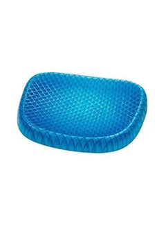 Buy 3D Cooling Grid Mesh Gel Pad Gel Seat Cushion Egg Sitter Cushion Polyester Multicolour 34x42x4cm in UAE