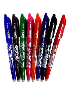 Buy Pack Of 8 Frixion Erasable Ball Point Pen Multicolour in UAE