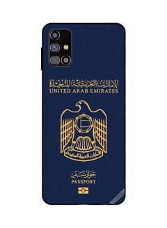 Buy Uae Passport Protective Case Cover For Samsung Galaxy M31s Multicolour in Saudi Arabia