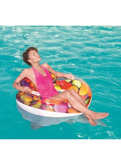 NEW H2O GO Pool Float Candy Delight Lounge With Handles 46.5" x 46" 