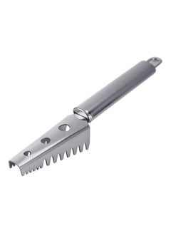 Buy Stainless Steel Fish Skin Scraper Silver in Saudi Arabia