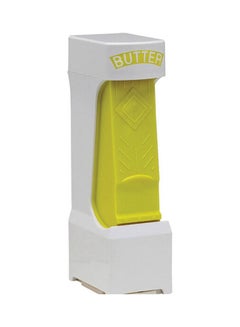 Buy Butter And Cheese Slicer White/Yellow 20.5x8x6cm in Saudi Arabia